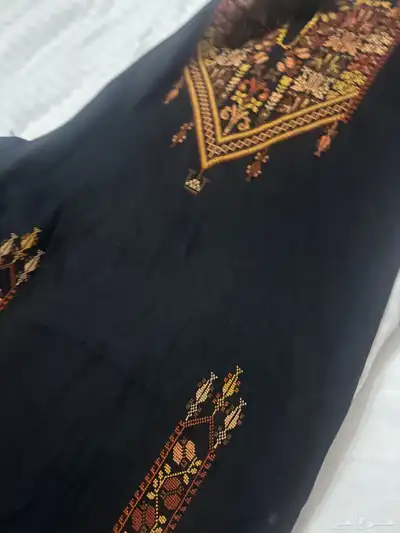 فستان طريز يد فلسطيني مستعمل نظيف 0