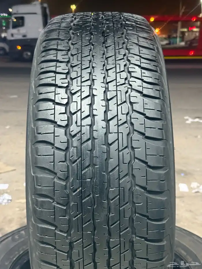 265 60 18كفرات دنلوب مستخدمة نضيفة جدا  ومشروطة 0