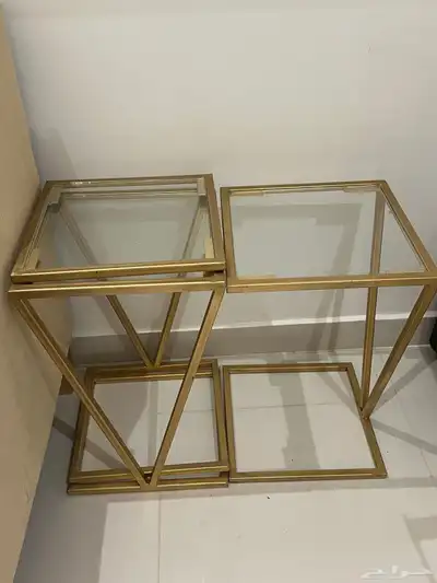 طقم طاولات زجاج 2