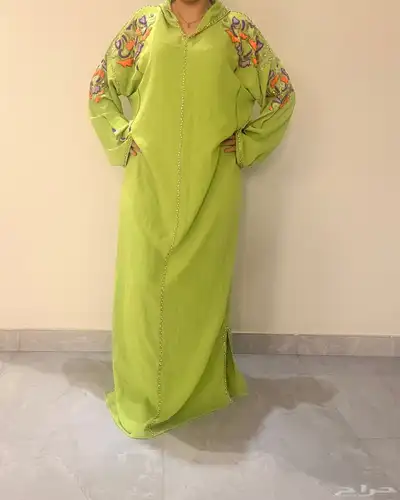قفطان مغربي لون مميز جدا 2