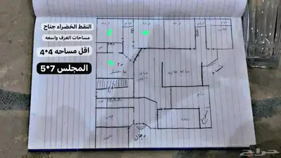 للإيجار دور مساحة 600متر بالمزاحمية الراشدية 8