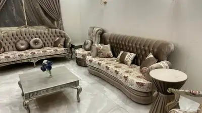 كنب مجلس رجالي خشب زان اصلي كلاسيكي 4 6 اخو الجديد 1