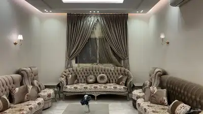 كنب مجلس رجالي خشب زان اصلي كلاسيكي 4 6 اخو الجديد 0