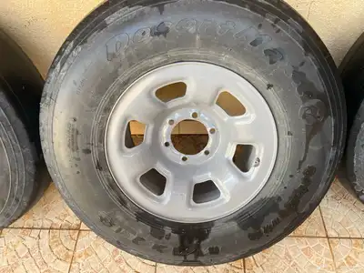 5 جنوط باترول حديد مع كفرات بالون 3