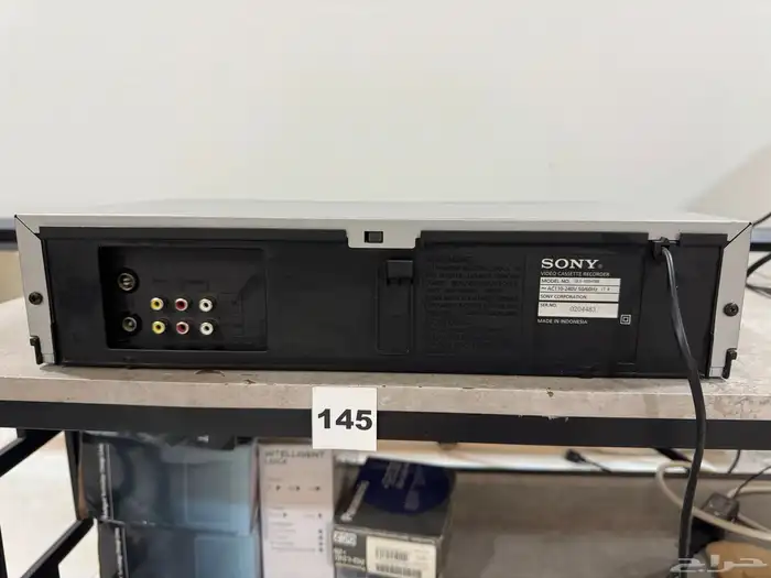 (تم البيع)جهاز فيديو (VHS) سوني 6 روس HI FI STEREO بند (145) 5