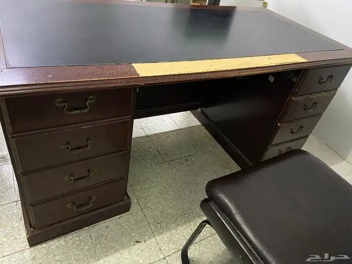 مكتب امريكي خشب قوي جدا. 0