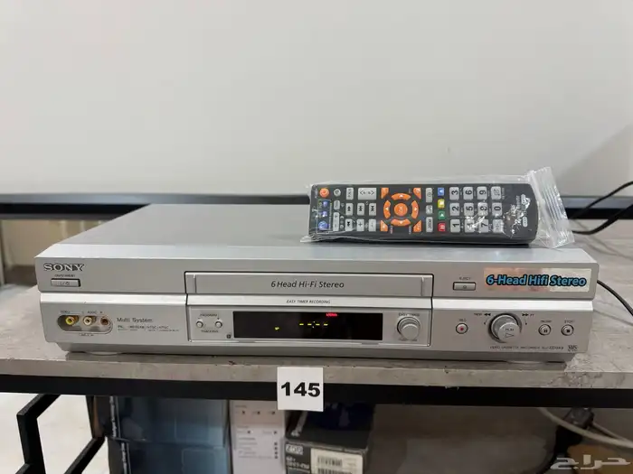(تم البيع)جهاز فيديو (VHS) سوني 6 روس HI FI STEREO بند (145) 3