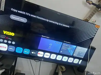 شاشة 55 بوصه سمارت برموتين بضمان شارينها قبل شهرين آخر اصدا 3