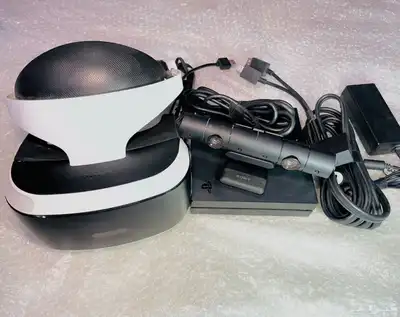 بلايستيشن VR مع يد PS5 نظيفة للبيع 0