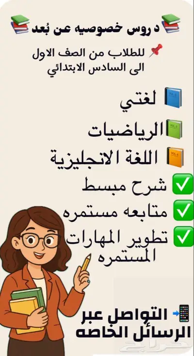 معلمة خصوصية عن بعد 0