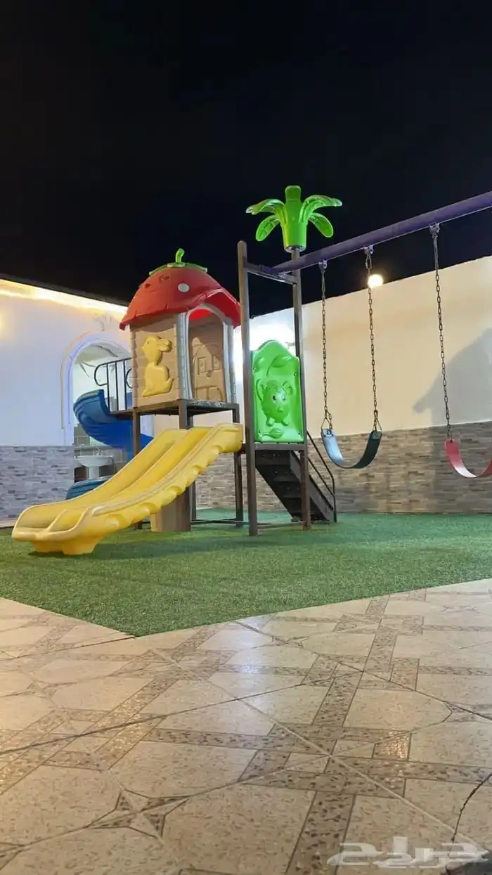 شاليه مملكه قسمين مسبحين 650 قسم بمسبح 400 7