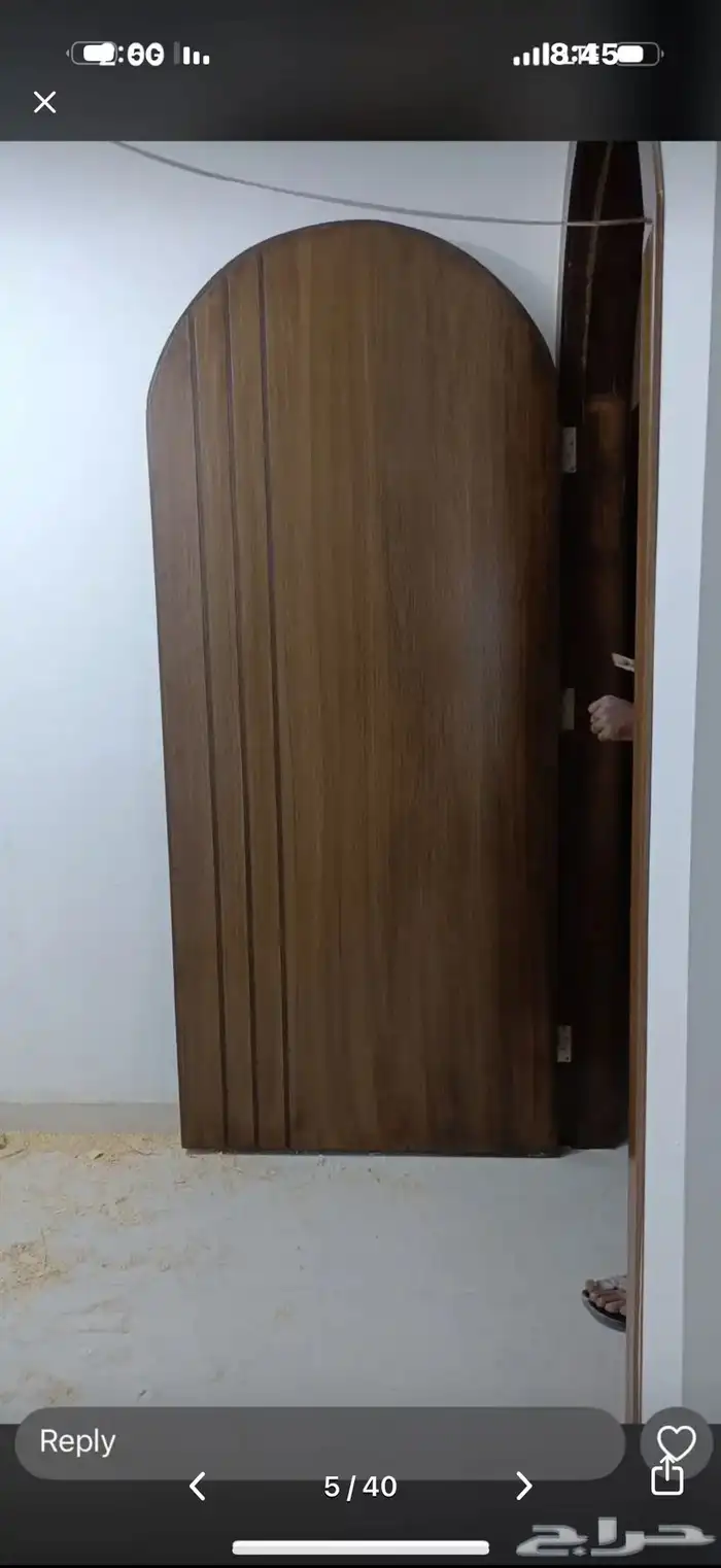 تفصيل أبواب خشب غرف نوم ديكورات 3