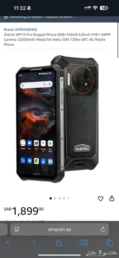 rugged smartphone oukitel 3