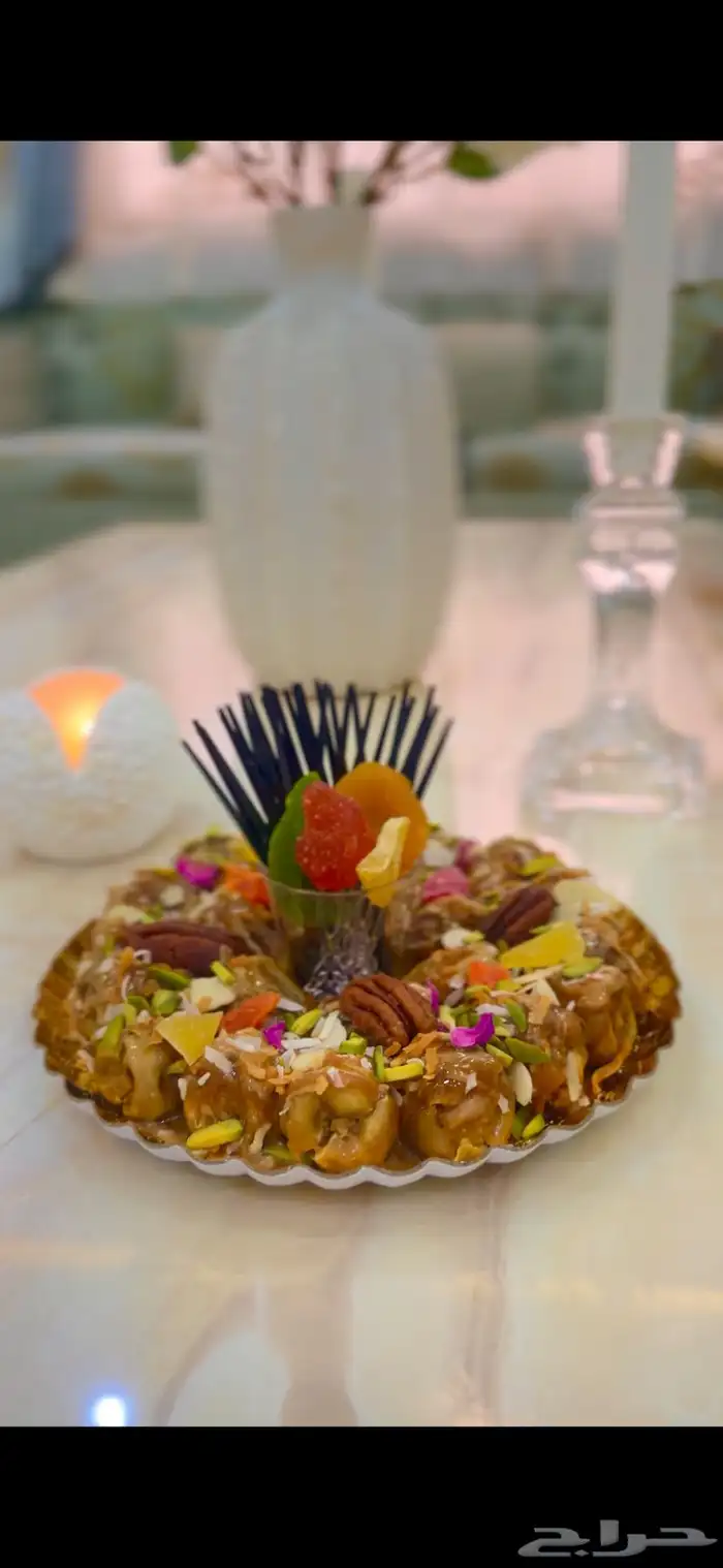 تمر الترف تمر محشي يوجد تعبية صحون للمناسبات 3