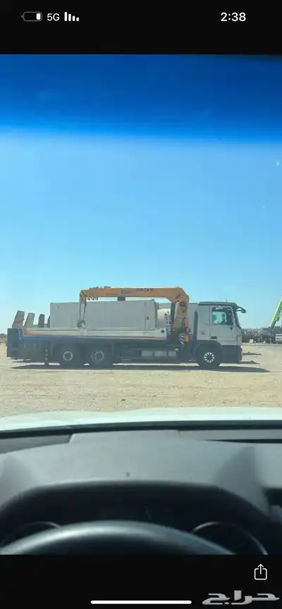 بوم تراك 10 طن للإيجار For rent a 10-ton   boom truck 0