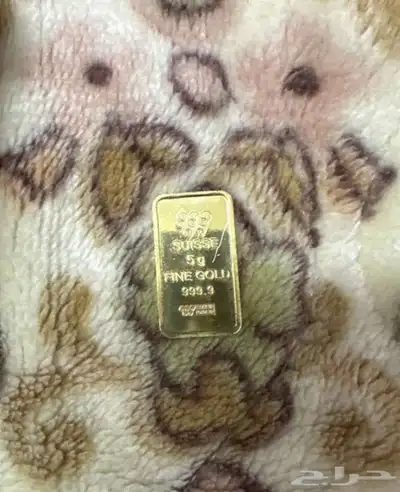 سبيكة ذهب مطلية 5 جرام عيار 24 1