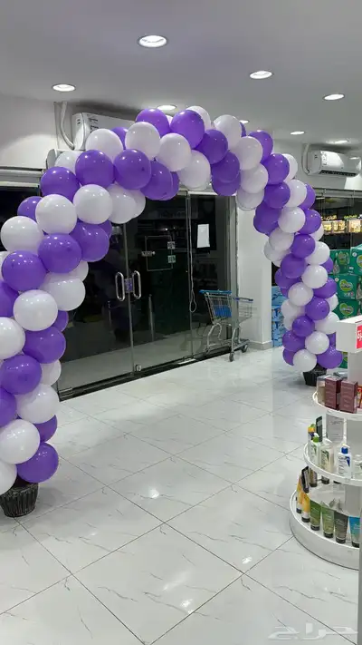 قوس بلونات راقص بلون قوس ورد اناره بيع و ايجار 2
