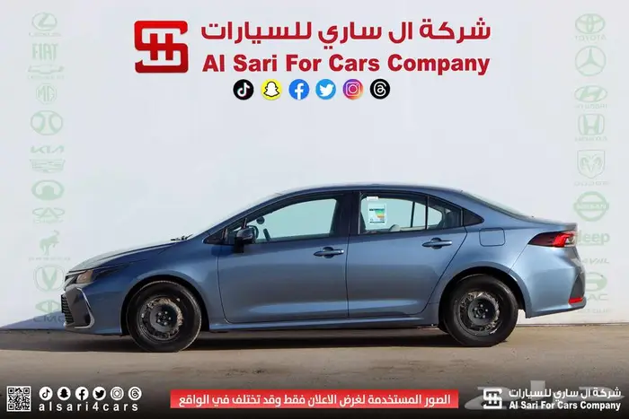 تويوتا كورلا XLI طيس مكينة 2.0 2025 اقساط بنوك وشركات 10