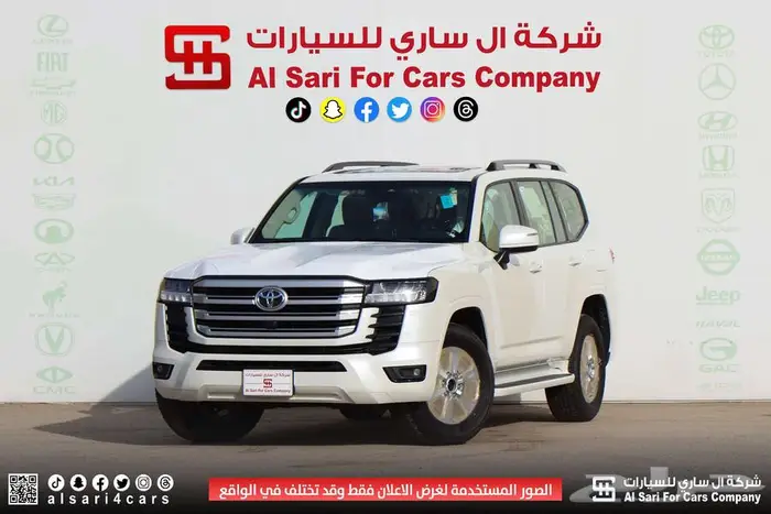 تويوتا لاند كروزر GXR L2 2025 اقساط بنوك وشركات 26