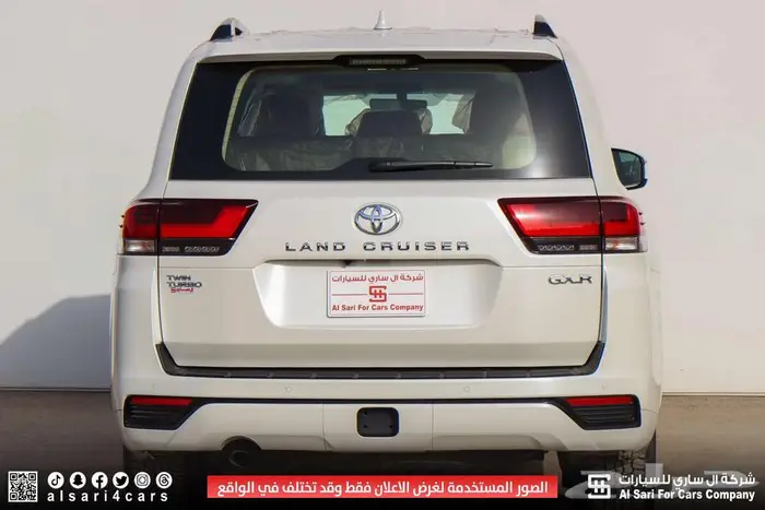 تويوتا لاند كروزر GXR L2 2025 اقساط بنوك وشركات 2