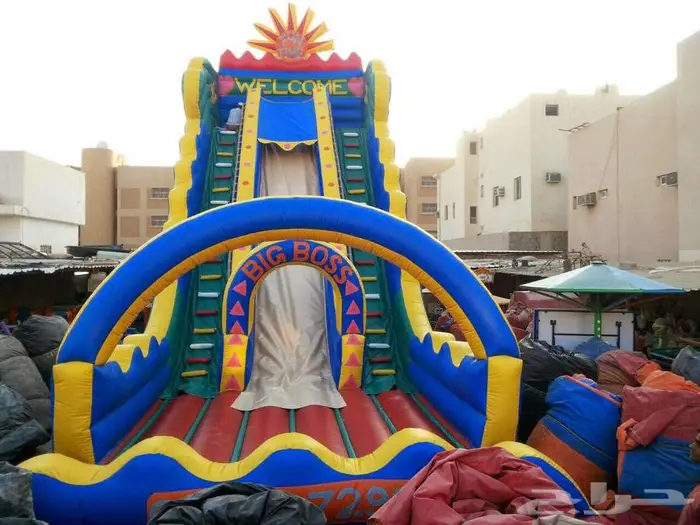 للتأجير فقط - نطيطة - زحليقة آلة فشار و ذرة - ميلت داون 98