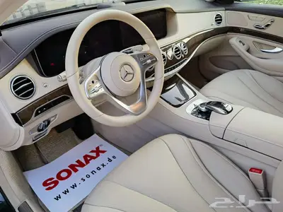 Mercedes Benz S450 2018 مميز اللون الزيتي كالجديد 3
