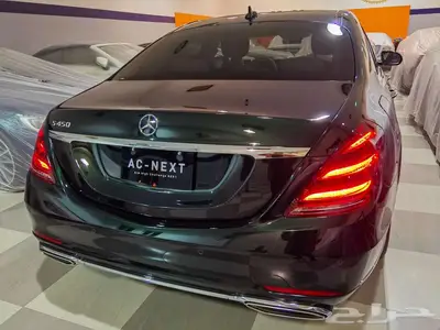 Mercedes Benz S450 2018 مميز اللون الزيتي كالجديد 7