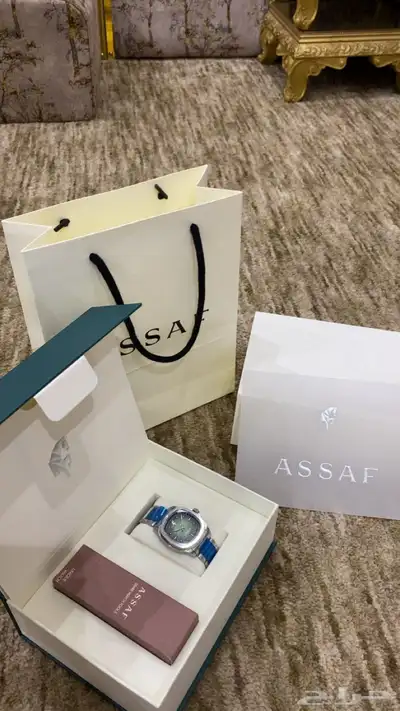 ساعه عساف جديده مستعملت ب كرتونه و ضمان 3سنوات 0