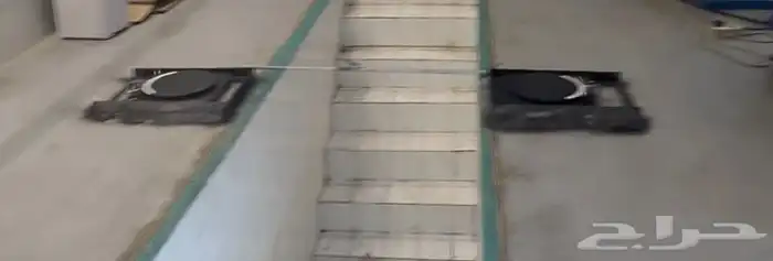 2اسطوانة ميزان سيارة يدوي بالمسطره والميزان بالحديد للتثبيت 0