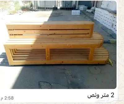 طاوله خشب 7 متر و 40 سم مقسمه 3 اجزاء 1
