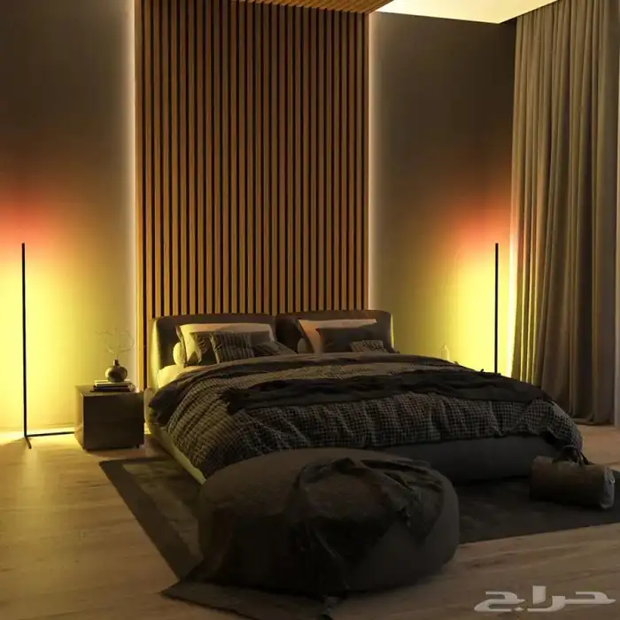 مصباح LED أرضي ذكي 8