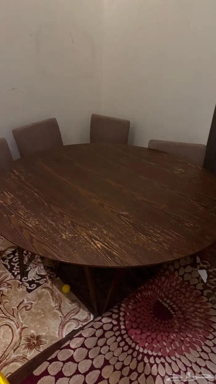 طاولة طعام مع 6 كراسي 1