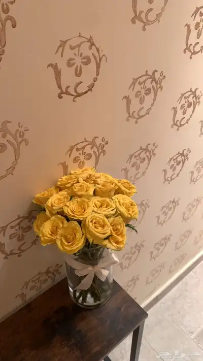 فازه ورد طبيعي بعده الوان 1