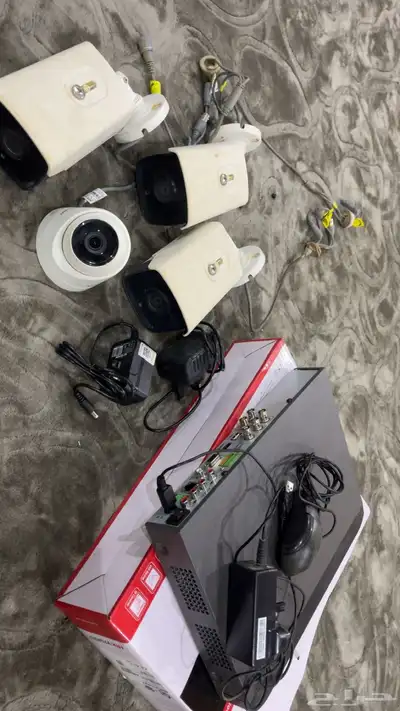للبيع جهاز مع 4 كيمرات نظيفه مشروطه 2
