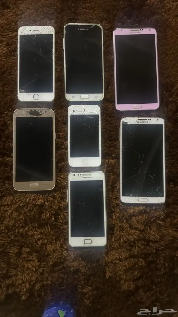 مجموعة جوالات آيفون وجالاكسي للبيع 0