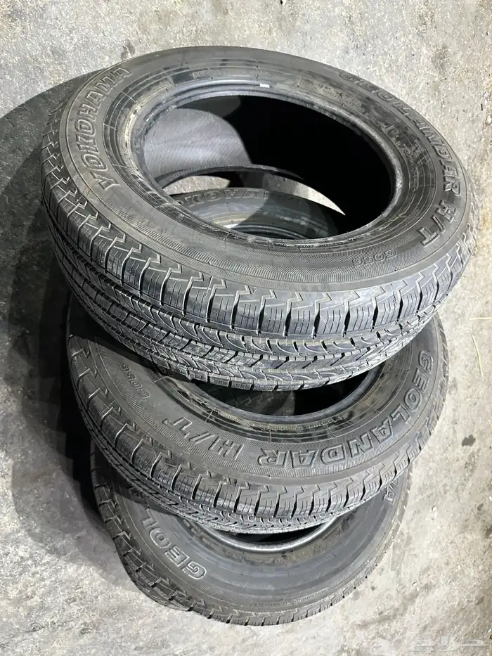 كفرات يوكهاما مقاس 265 65 18 بزرعهاء 19