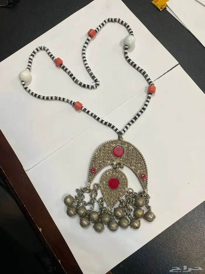 عقد تراثي فضة 0