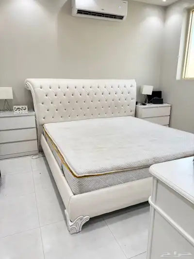 سرير كنج من هوم سنتر 200X200   مرتبه 4