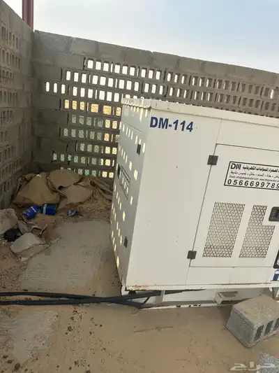 مولد كهرباء شبه جديد 91 الف واط ... كاتم صوت 9