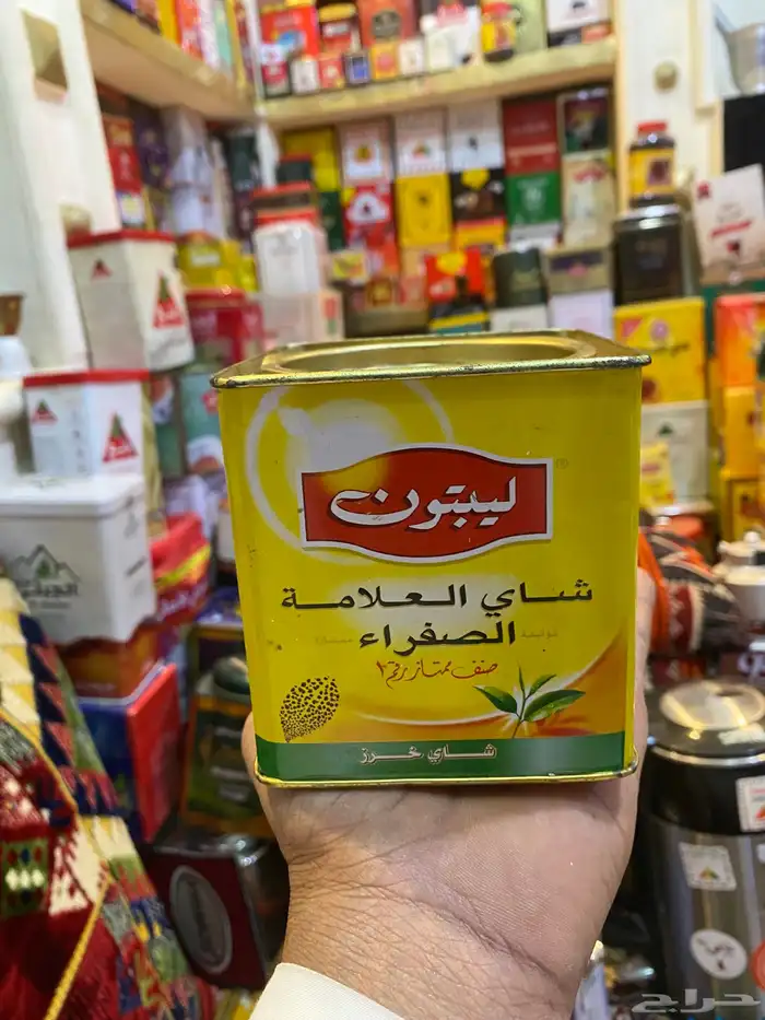 علبة شاي ليبتون 2004 نظيفة 0