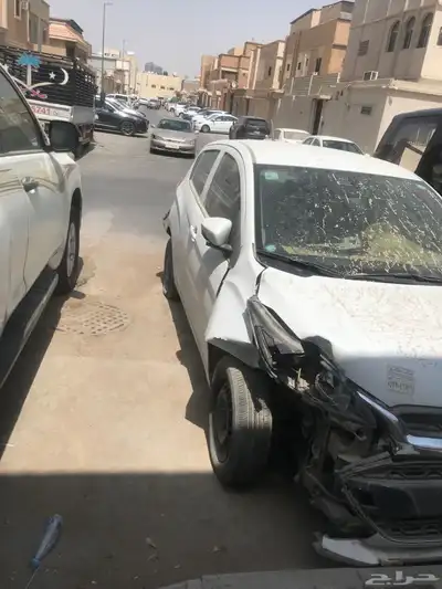 سبارك شفروليه 2019 للبيع مصدومه مكينه وشاصي سليم 0