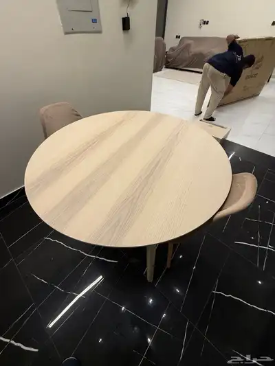 طاولة طعام دائرية للبيع 3