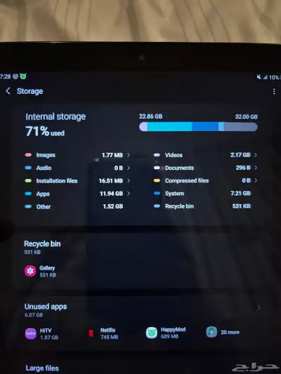 Galaxy tap A 3