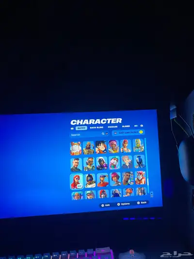 حساب فورت نايت ترافس سكوت رقصه فلوس 277 سكن 9