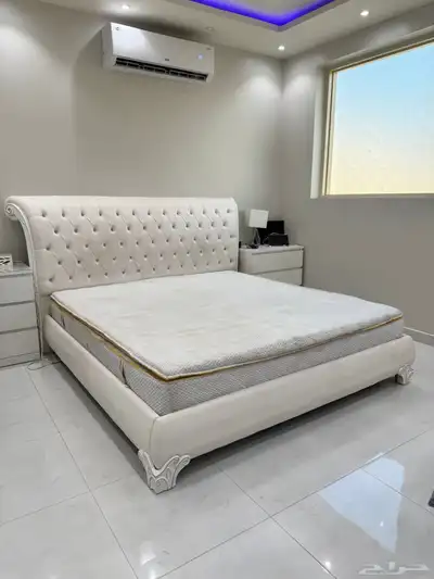 سرير كنج من هوم سنتر 200X200   مرتبه 7