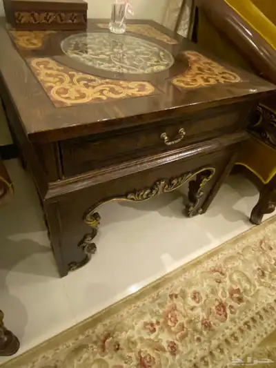 طقم مجلس من قصر السرايا مع طاولات 5