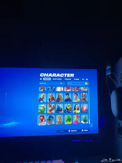 حساب فورت نايت ترافس سكوت رقصه فلوس 277 سكن 7