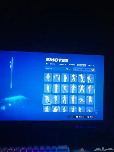 حساب فورت نايت ترافس سكوت رقصه فلوس 277 سكن 16