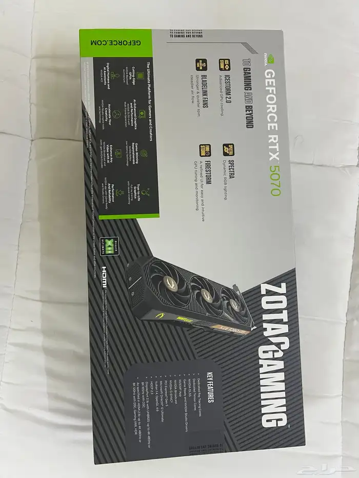 كرت شاشة RTX5070 12GB للبيع 1