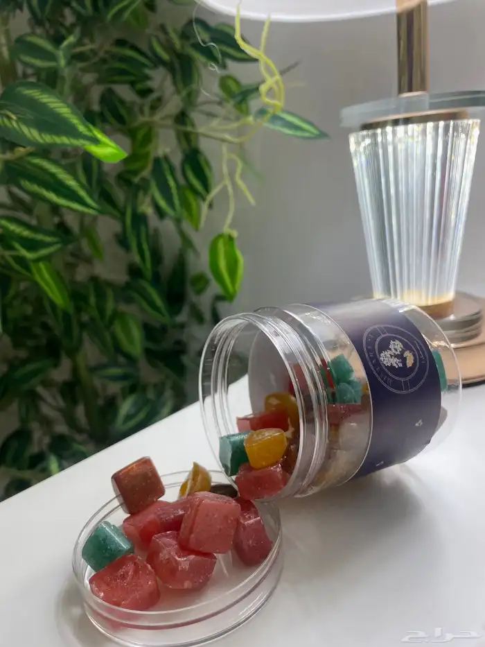 بخور مستكة ملونه بروائح مختلفه 2